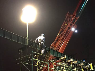 soluções em iluminação temporária para eventos obras e sinalização obras 8